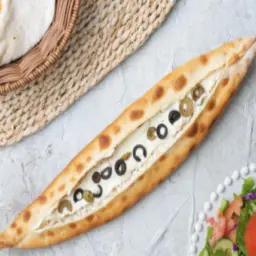 Labneh Pie With Olives